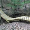 This is a new bridge on the Black Loop at Fountainhead Regional Park.