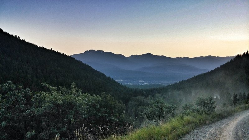 View along Swede Mountain trail