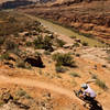 Rounding the bend for the last descent to the Colorado River