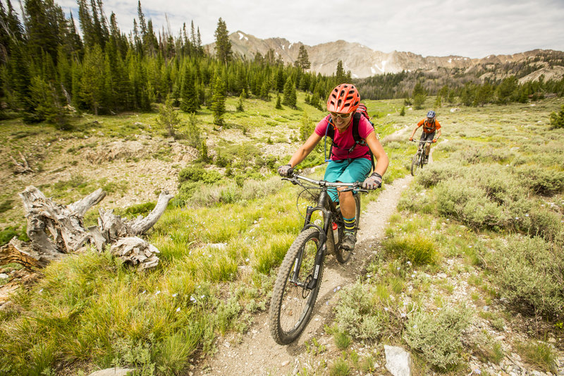 Pedaling along Chamberlain Creek