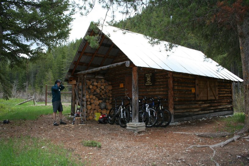 Hanging out at Two Good Cabin