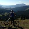 403 Trail looking back over Crested Butte, CO