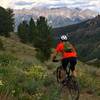 Starting the big descent on Titus Creek