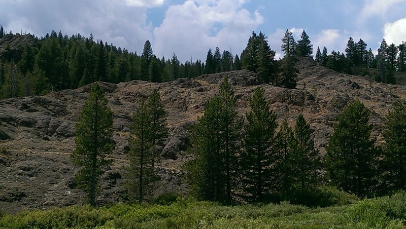 Cool rock formations to bike through