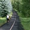 Serene wooded section of the path is a delight!