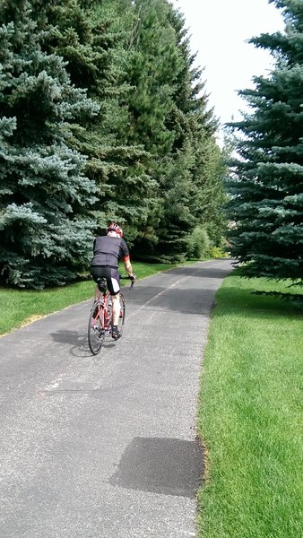 Cruising on the Wood River Trail system