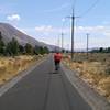 Newly paved (Summer 2014) section of path between Hailey and Bellevue