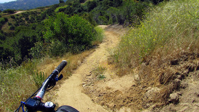 Starting Cherry Canyon Singletrack.