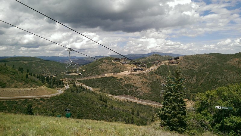 Mountaineer Express chairlift and new hillside development