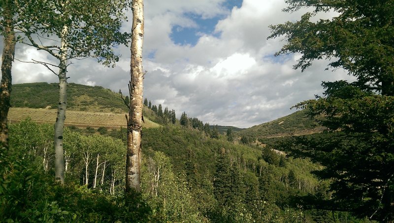 Views up-canyon from the Pipeline trail