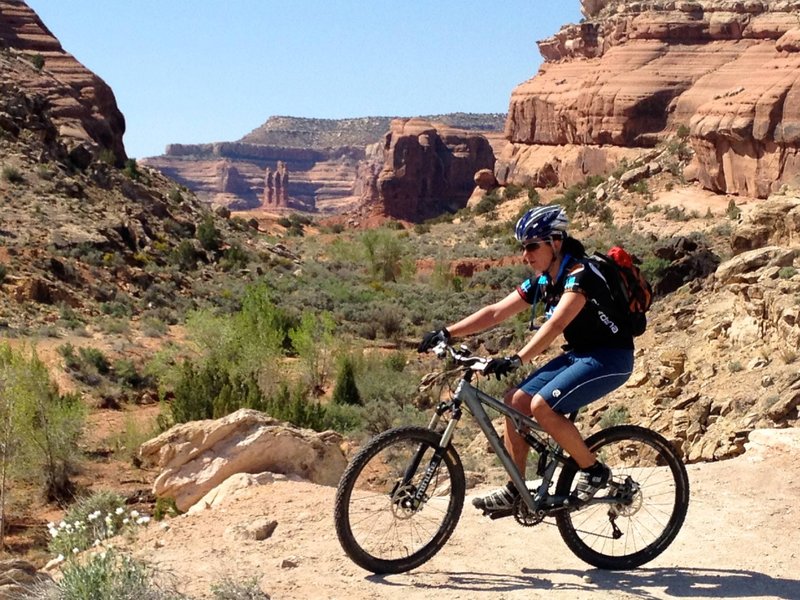 Great view down Mill Canyon