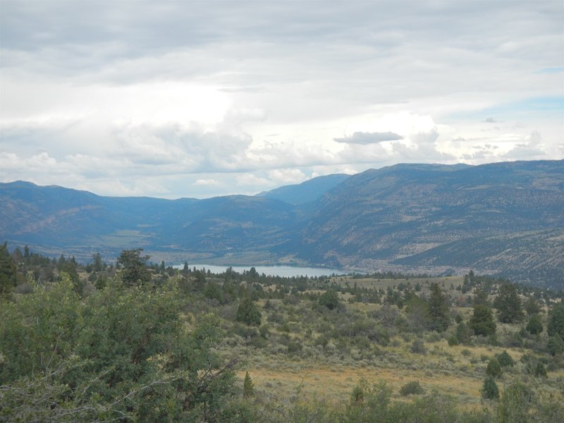 Looking north to Joe's Valley Reservoir from the rough jeep road leading from Mary's Lake.