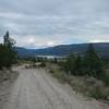 Looking north to Joe's Valley Reservoir from the rough jeep road leading from Mary's Lake.