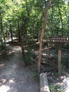 This is your junction point.  Left = longer, right = back to the trailhead.
