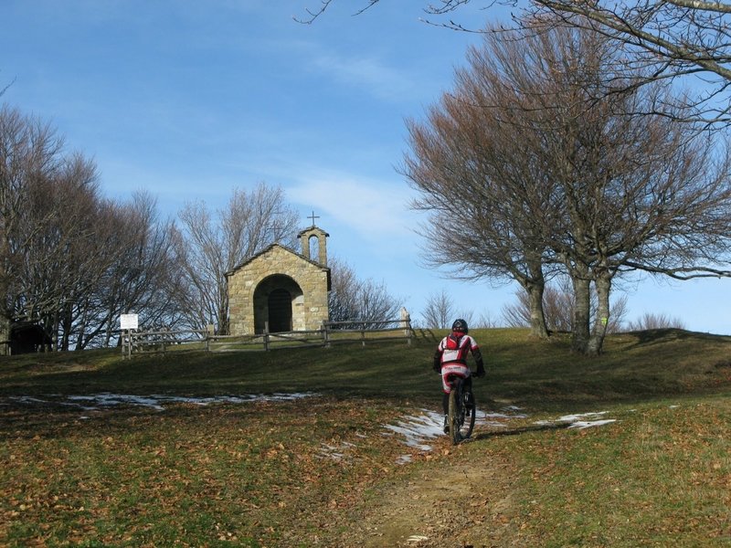 La cappella in vetta al Montagnana (The little chapel on top of Mt. Montagnana).