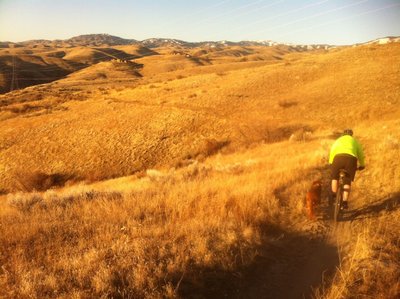 Afternoon light on the Boise Foothills