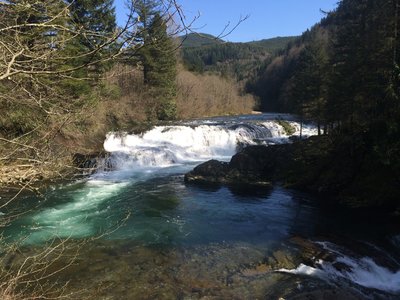 Lots of water coming out of the canyon!