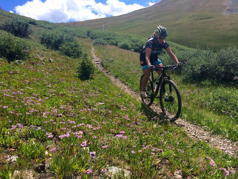 Coming down the pass on the west side