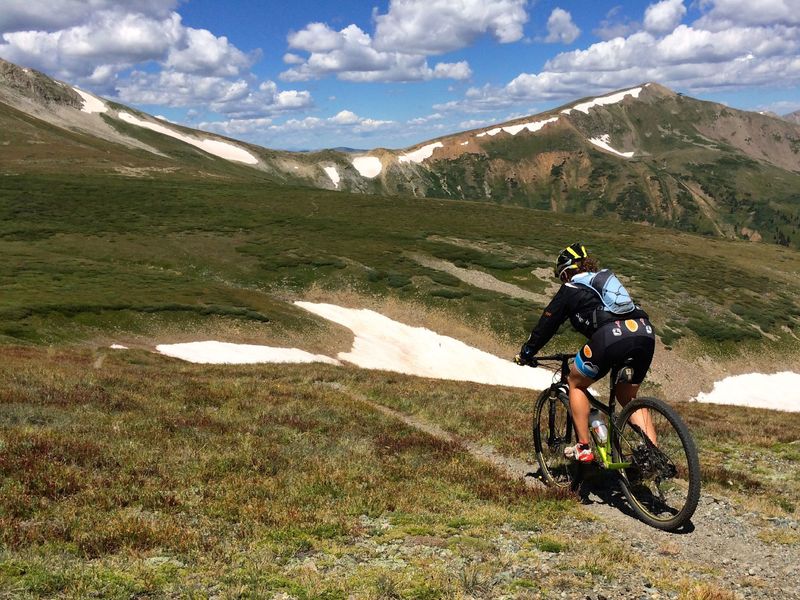 The Wheeler trail winds around this huge alpine zone for a couple miles.