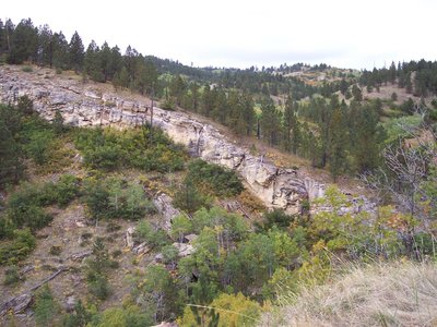 Ogden Canyon overlook --view west