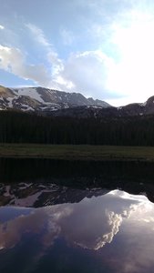 Continental Falls from Wheeler Trail/Spruce Creek Trail intersection