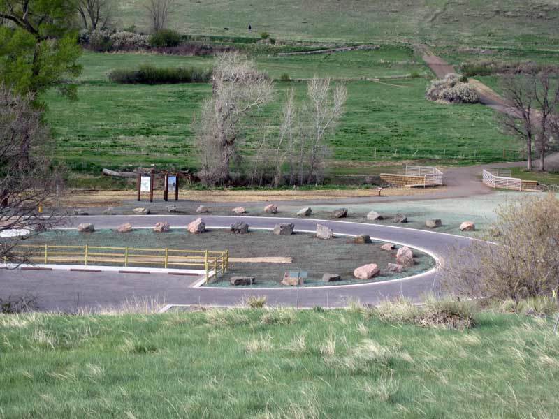 Parking Lot from Hildebrand Ranch