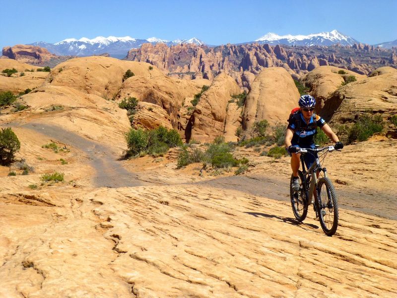 Incredible views are the reward after a long climb and lots of sand.