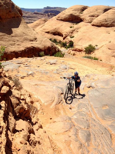 Quite a few short hike-a-bikes over ledges for most people in this section.