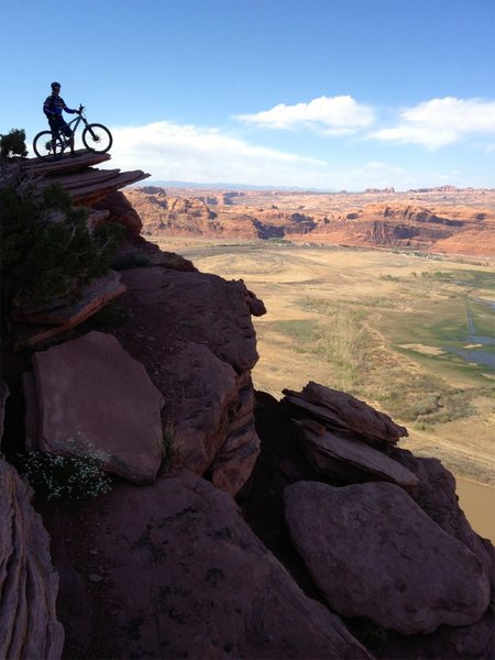 High over Moab