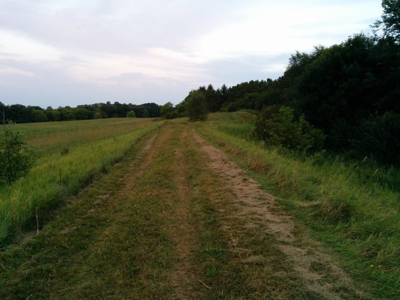 View from the top of a climb along a ridge on the outer edge of the park.