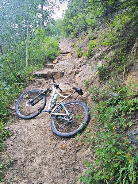 Climbing out of the gorge