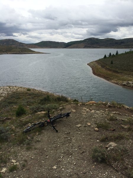 At Badger Point, looking towards the reservoir