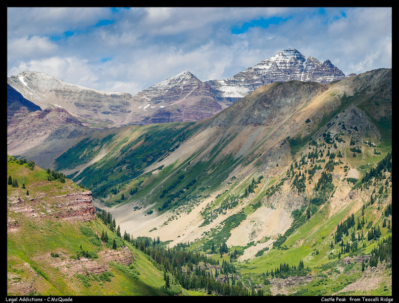 Taken from the best viewpoint before starting the long classic descent