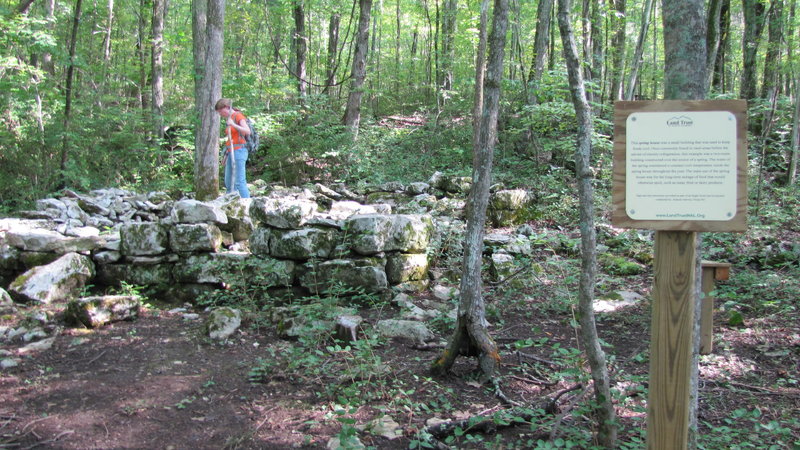 Double Spring House, accessed via the Sink Hole Trail.