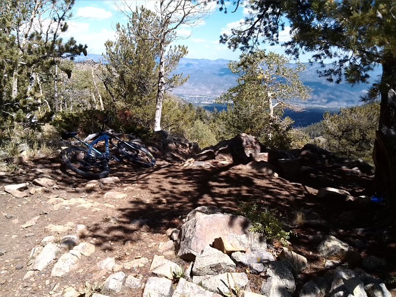 Salida in the distance.  Big elevation changes!