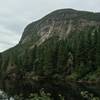 View of Mont La Croix. These kinds of geological formations are usually caused by a glacier scraping against hard rocks...