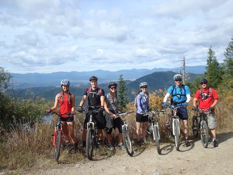 Group Photo from Forest Road 3215- Looking out over Bead Lake and the Pend Oreille River Valley