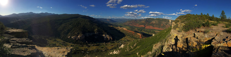 Late afternoon view from Animas City Mountain, well worth the ride.