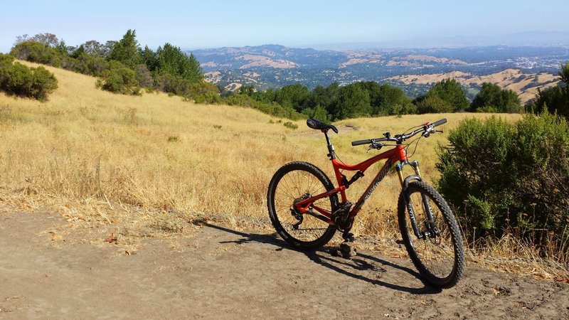 View from Las Trampas looking north