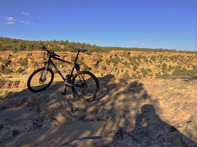 The outer limit of Outer Limits at the canyon overlook.