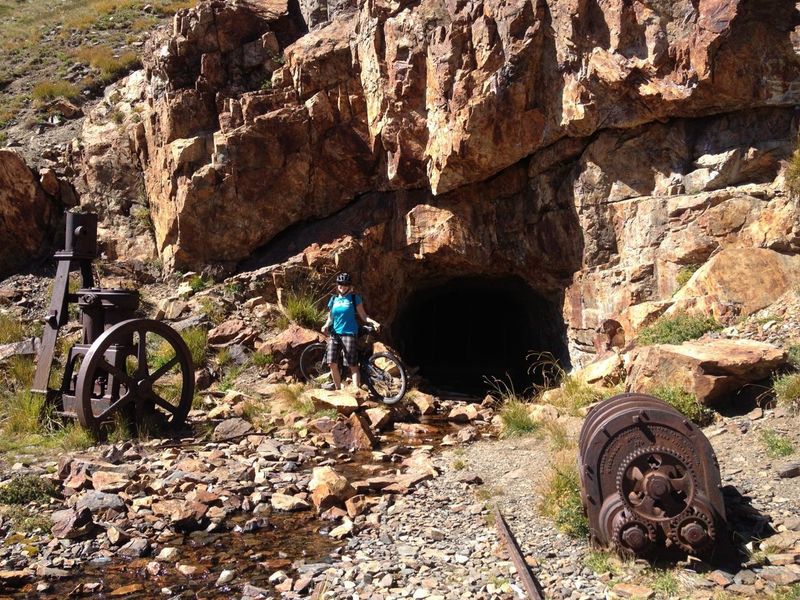 The entrance to the mine.