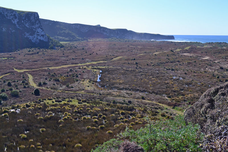 Don't skip the detour scramble up Little Pyramid. Great views of the track to the beach!