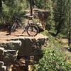 A nice place to rest and catch the view over Martinez Creek canyon.