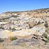 Looking down on painted desert