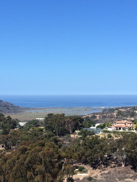 View of the Pacific Ocean.