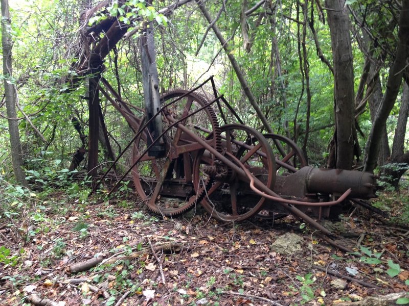 Site of an old oil well...on the Oil Well Trail.