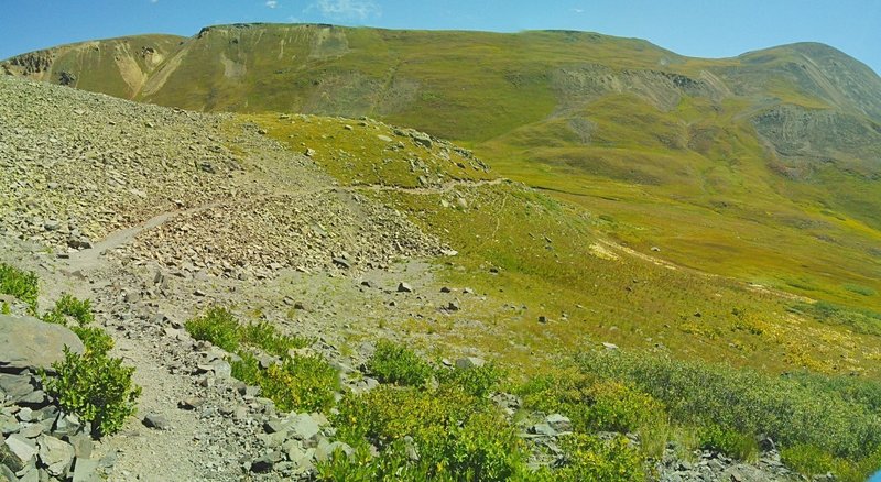 Colorado Trail with Sheep Mountain to right