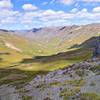 Looking north down into Maggie Gulch