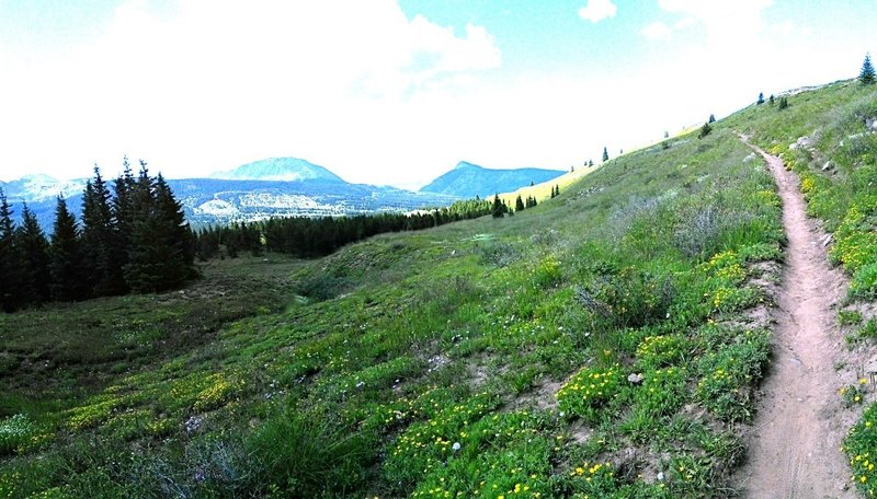 Looking south towards Coal Bank Pass