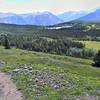 View back towards Little Molas Lake